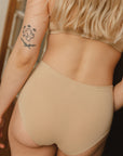 Figi Nude High Waist Bawełna Organiczna