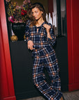 Flannel Check Trousers