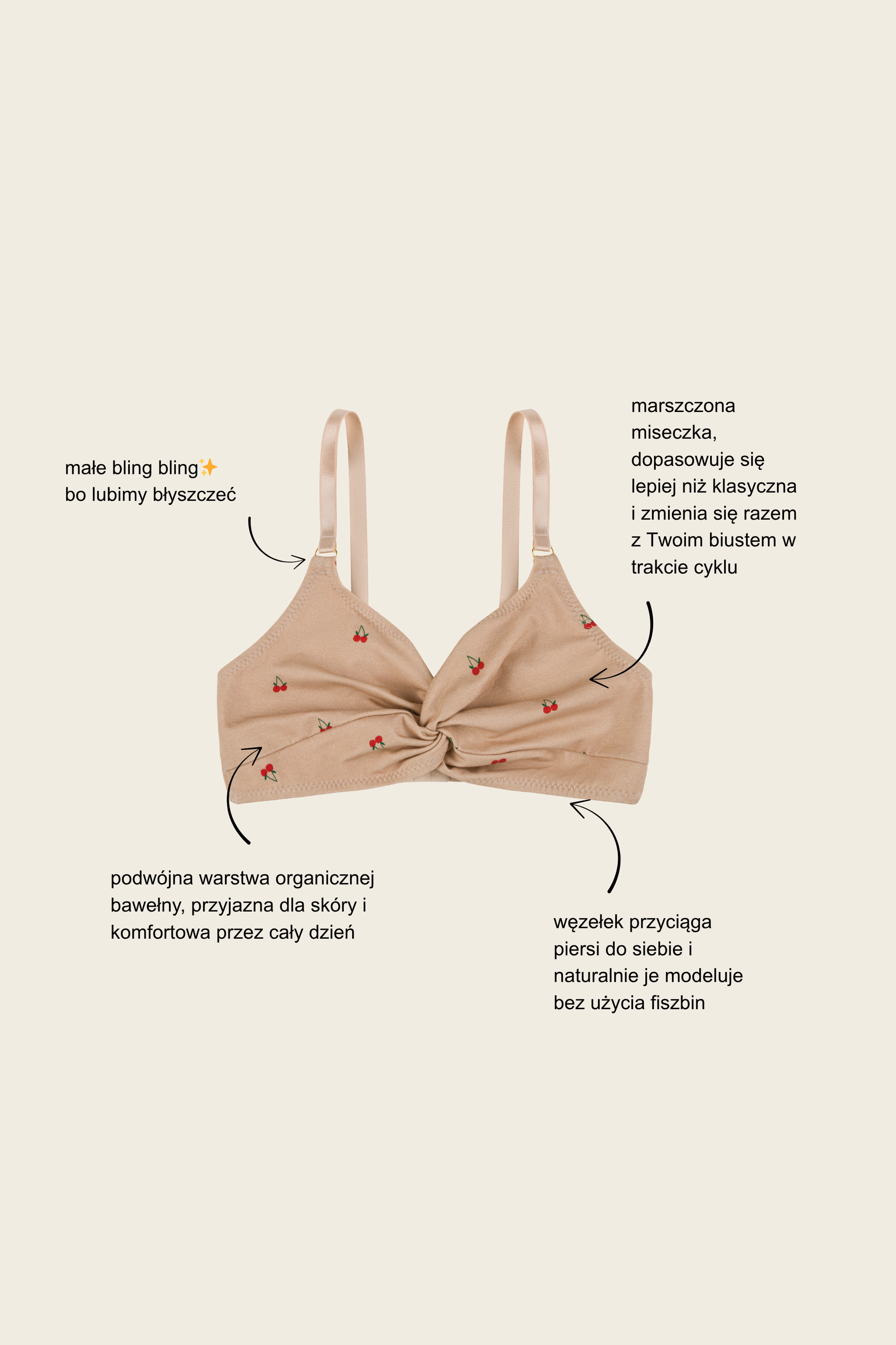 ๐ ORGANIC COTTON MIRACLE BRA