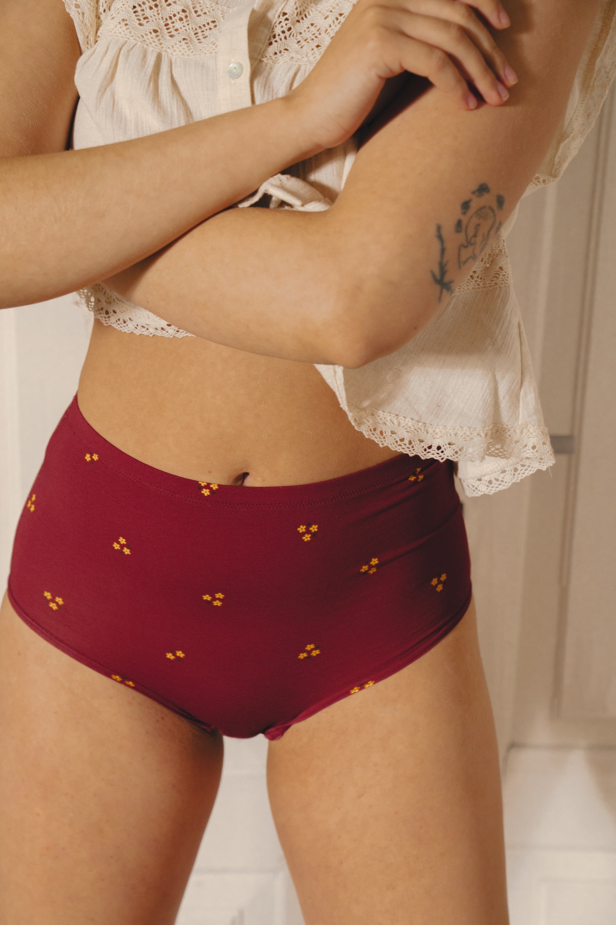 FIGI HIGH WAIST Z BAWEŁNY ORGANICZNEJ