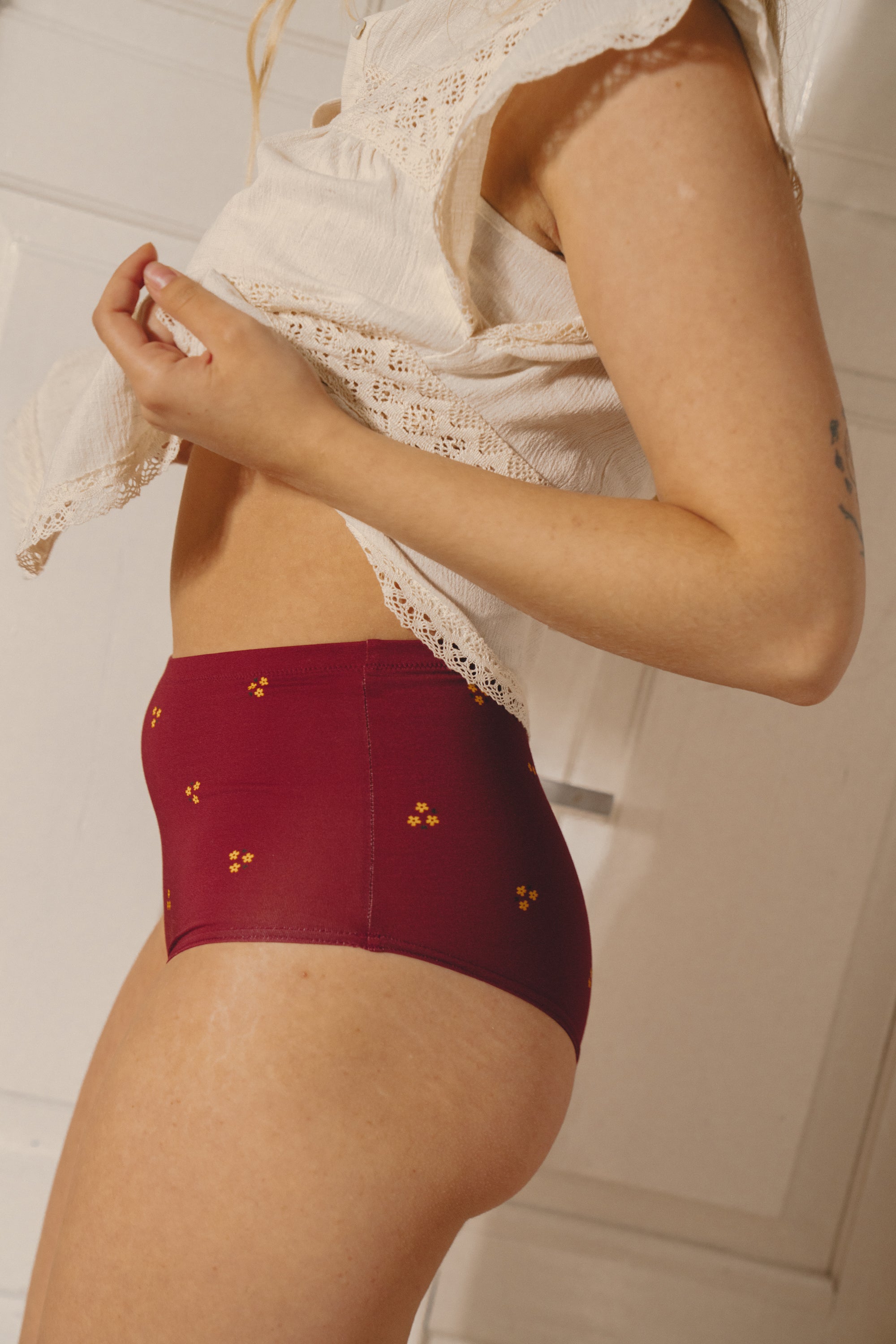 FIGI HIGH WAIST Z BAWEŁNY ORGANICZNEJ