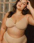 Figi Nude High Waist Bawełna Organiczna
