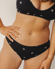 ORGANIC COTTON PETITE NOIR BRIEFS