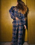 Flannel Check Trousers